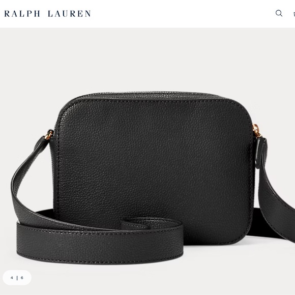 Lauren Ralph Lauren Leather Crossbody Bag EUC - Picture 4 of 7